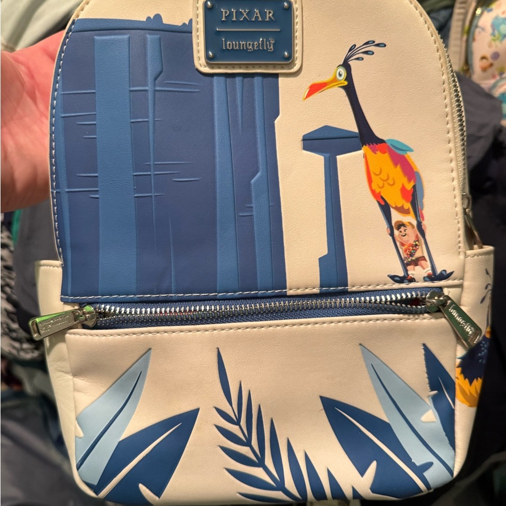 Loungefly Cream Backpack from Pixar Up (Kevin)